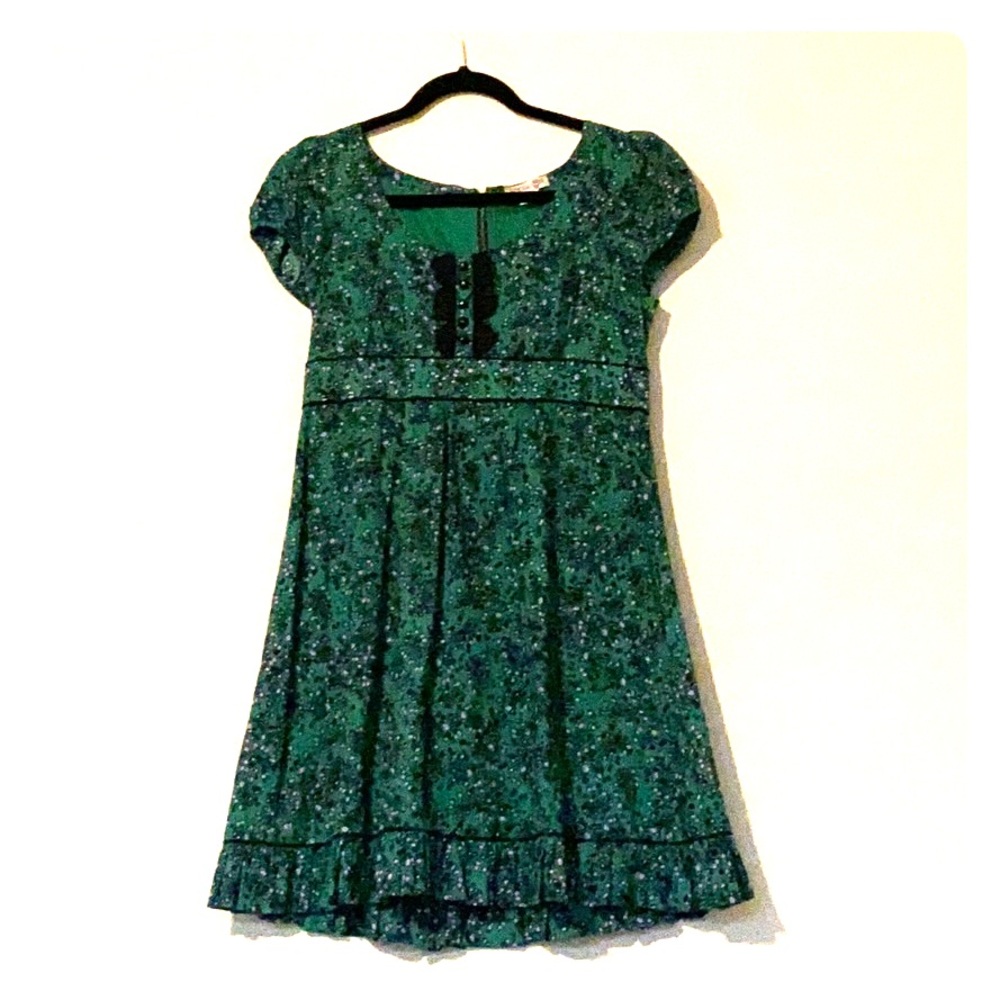 Kenzie Girl Green Floral Dress